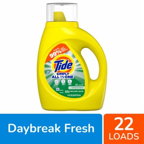 Tide Simply Clean & Fresh Daybreak Fresh Liquid Laundry Detergent Perspective: front