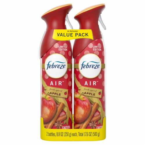 Febreze Air Fresh Spiced Apple Air Refresher Value Pack Perspective: front
