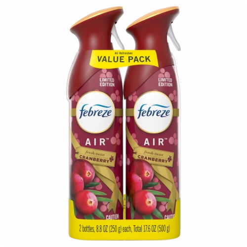 Febreze Air Fresh Twist Cranberry Air Refresher Value Pack Perspective: front