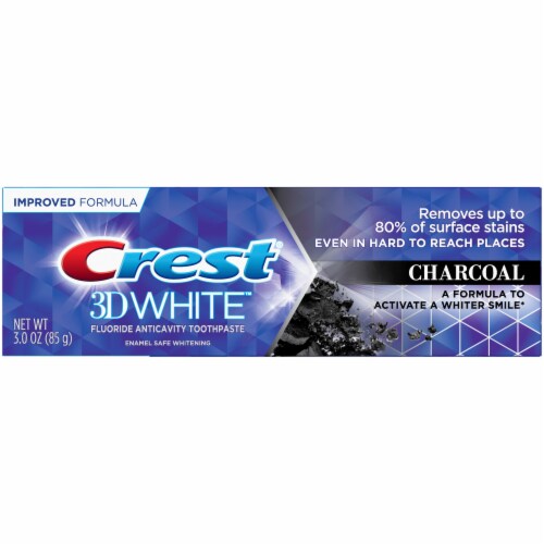 Crest 3D White Charcoal Whitening Toothpaste, 3 oz King Soopers
