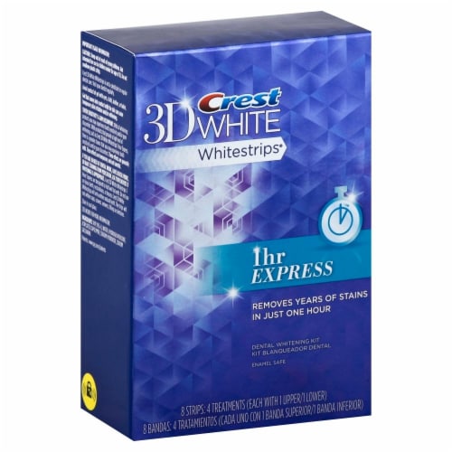 Crest 3D White 2 Hour Express Whitestrips Perspective: front