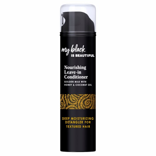 My Black is Beautiful Coconut Oil Honey and Tumeric Nourishing Leave-In Conditioning Cream Perspective: front
