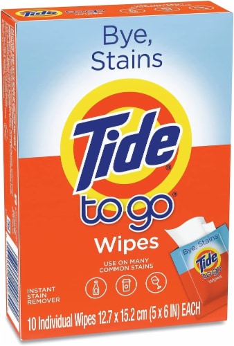 Tide To Go Instant Stain Remover Wipes Perspective: front