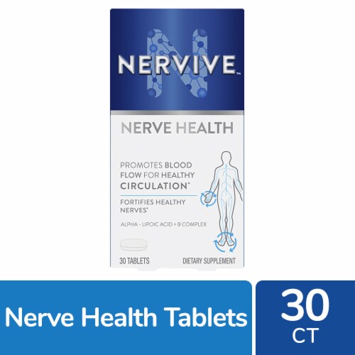 Nervive Nerve Health Tablets Perspective: front