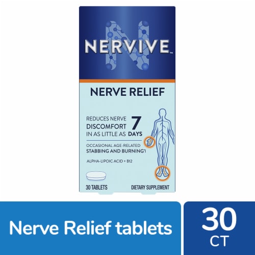 Nervive Nerve Relief tablets Perspective: front