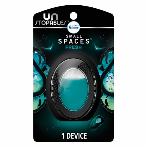 Febreze Small Spaces Unstopables, Air Freshener, Fresh, 1 count, .25 oz Perspective: front