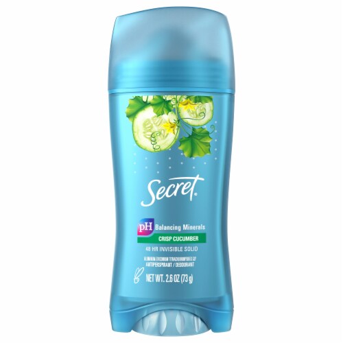 Secret Invisible Solid Cucumber Water Antiperspirant Deodorant Stick Perspective: front