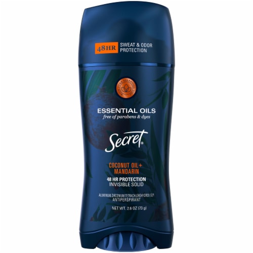 Secret Coconut Oil + Mandarin Antiperspirant Stick for Women Perspective: front