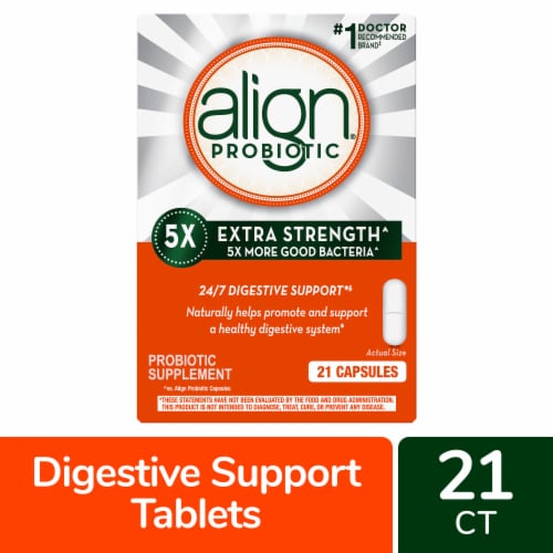 Align Extra Strength Probiotic Capsules Perspective: front