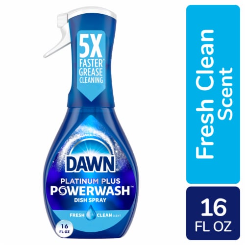 Dawn Platinum Powerwash Spray Fresh Scent Dish Soap Perspective: front