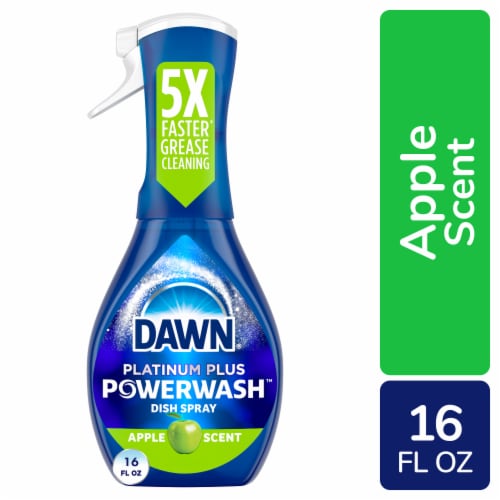 Dawn Platinum Powerwash Spray Apple Scent Dish Soap Perspective: front