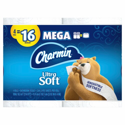 Charmin® Ultra Soft™ Bath Tissue Perspective: front