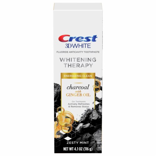 Crest Charcoal 3D White Whitening Therapy with Ginger Oil Zesty