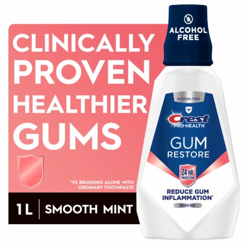 Crest Pro-Health Gum & Breath Purify Oral Rinse Perspective: front