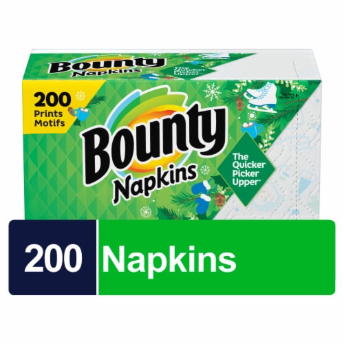 Bounty Seasonal Prints Paper Napkins Perspective: front