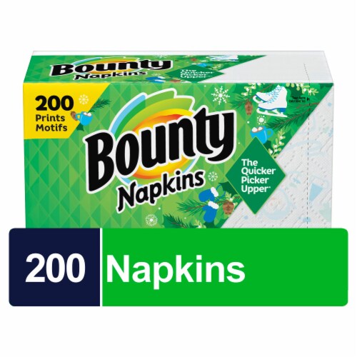 Bounty Seasonal Prints Paper Napkins Perspective: front