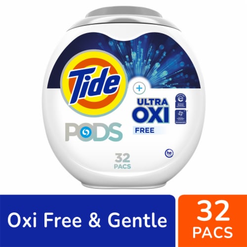 Tide Pods Ultra Oxi Free Laundry Detergent Pods Perspective: front