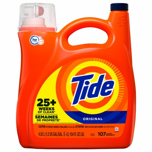 Tide HE Original Liquid Laundry Detergent Perspective: front