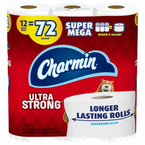 Charmin Ultra Strong Mega Roll Toilet Paper, 6 rolls - Kroger