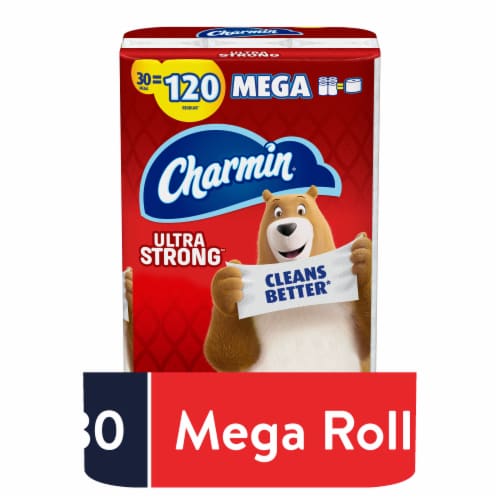 Charmin Ultra Strong Toilet Paper Perspective: front