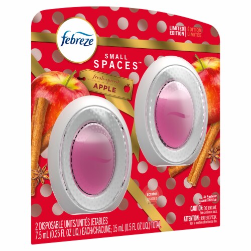 Febreze Small Spaces Fresh-Spiced Apple Continuous Action Air Freshener Perspective: front