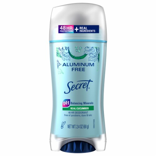 Secret® Aluminum Free Cucumber Deodorant Perspective: front