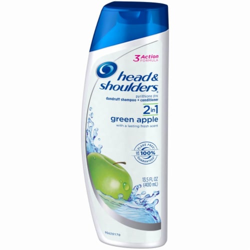 Head & Shoulders Green Apple 2-in-1 Shampoo & Conditioner Perspective: front