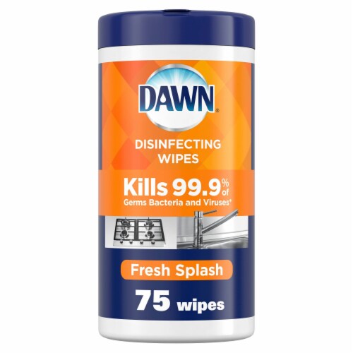 Dawn Fresh Scent Disinfecting Wipes Perspective: front