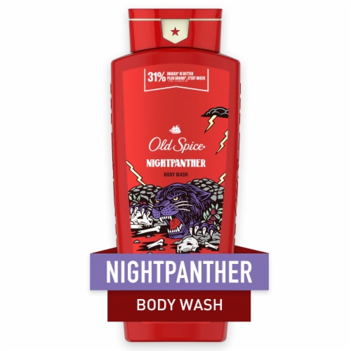 Old Spice NightPanther Body Wash Perspective: front