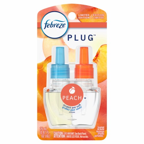 Febreze Plug Air Freshener Oil Refill, Gain, 0.87 Fl Oz (Pack of 3)