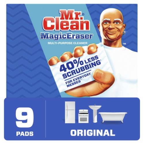 Mr. Clean Magic Eraser with Durafoam Original Cleaning Pads Perspective: front