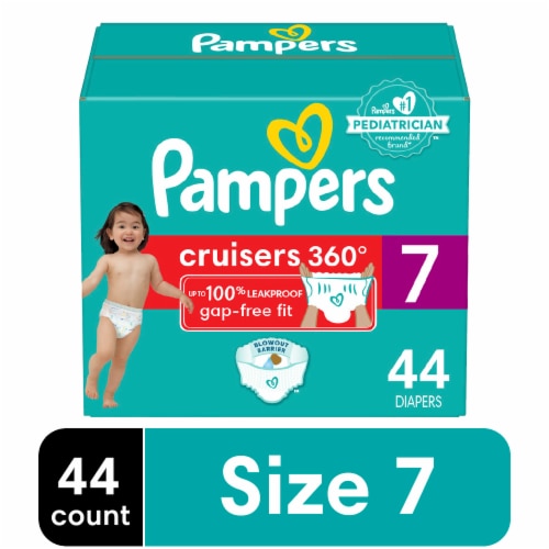 Pampers Cruisers 360 Pull-On Diapers Size 7 (41+ lbs) Perspective: front