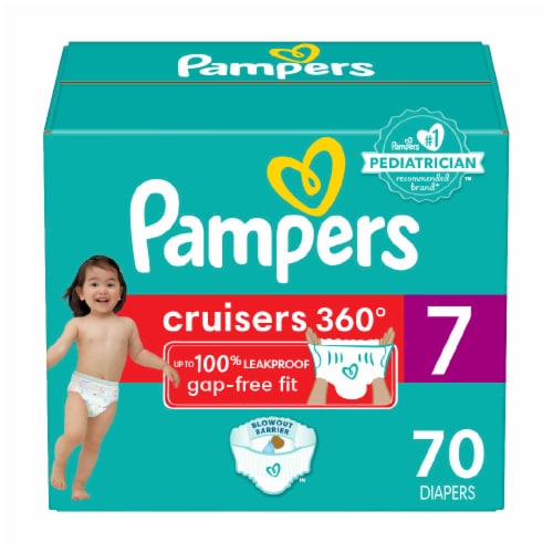 Pampers Cruisers 360 Pull-On Diapers Size 7 (41+ lbs) Perspective: front