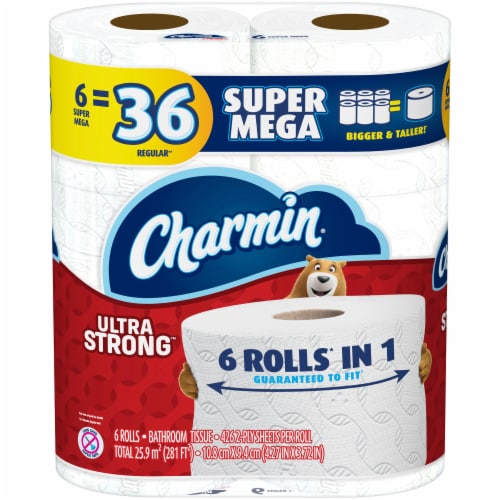 Charmin Toilet Paper Ultra Strong 426 Sheets Per Roll, 6 rolls - Smith ...