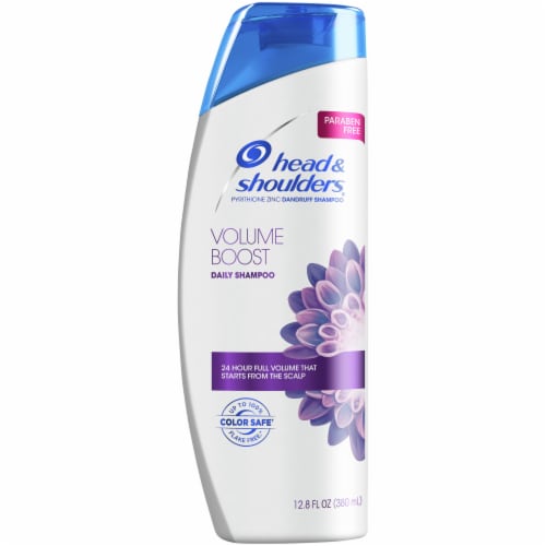 Head and Shoulders Volume Boost Paraben Free Dandruff Shampoo Perspective: front