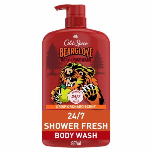 Old Spice Cleansing Body Wash for Men, 24/7 Shower Clean with Lasting Scent, 2 in 1 Perspective: front
