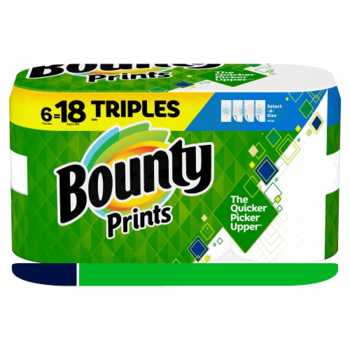 Bounty Select-A-Size Paper Towels, six triple rolls - Ralphs