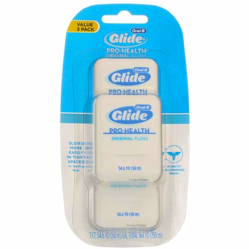 Oral-B Glide Pro-Health Floss, Original, 3 Ct Perspective: front