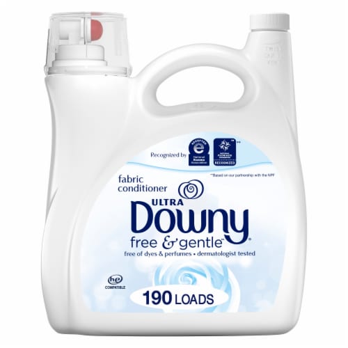 ULTRA DOWNY 'free & gentle' LIQUID FABRIC SOFTENER IS