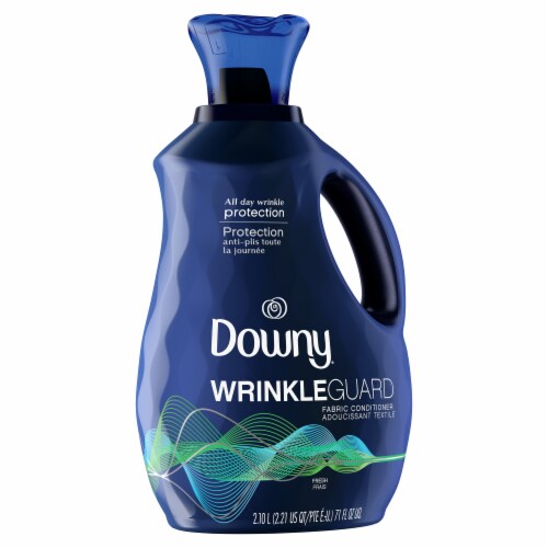 Downy® WrinkleGuard Fresh Scent Liquid Fabric Conditioner Perspective: front