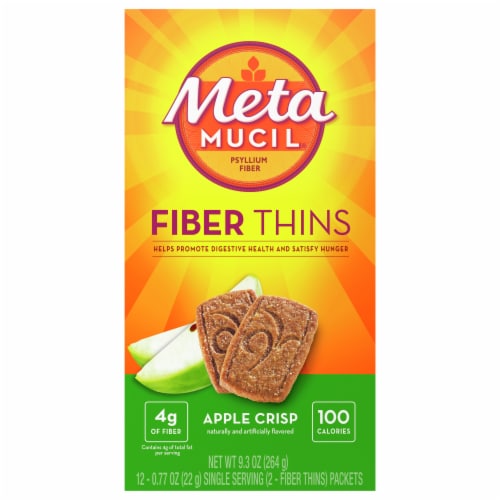 Metamucil® Apple Crisp Fiber Thins Perspective: front