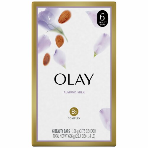 Olay Almond Milk Beauty Bars for Women Perspective: front