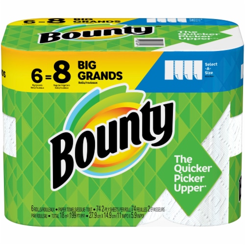 Bounty Select-A-Size Big Roll Paper Towels Perspective: front