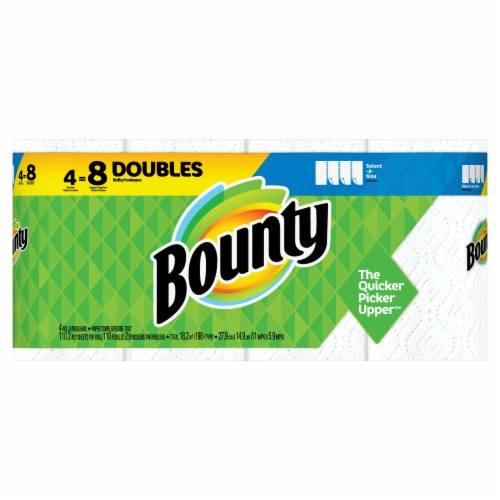 Bounty Select-A-Size White Double Roll Paper Towels Perspective: front