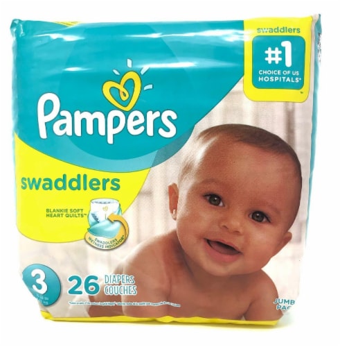 Pampers Swaddlers Size 3 Diapers Jumbo Pack, 26 ct - Fry’s Food Stores