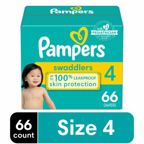 Denemarken gijzelaar pk Pampers Swaddlers Active Baby Diaper Size 4, 66 ct - Fry's Food Stores