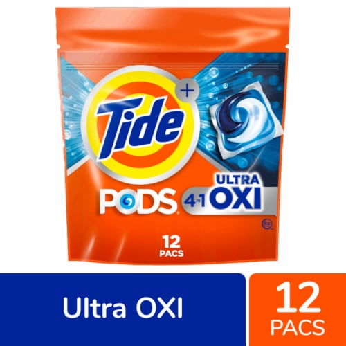 Tide PODS Ultra Oxi Free Liquid Laundry Detergent Pacs, 57 ct