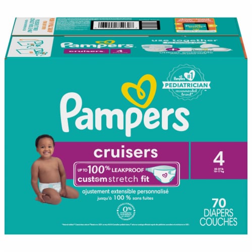 Pampers Cruisers Stay-Put Size 4 Diapers