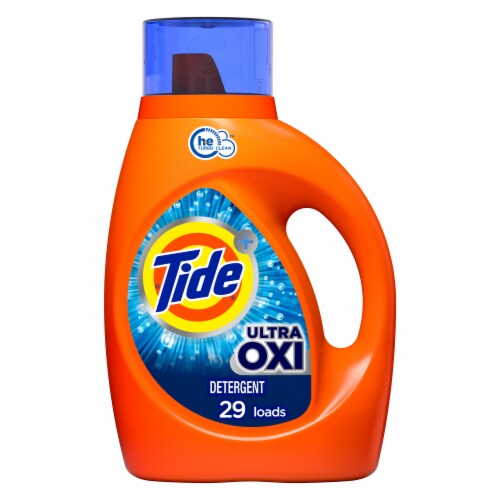 Tide HE Ultra Oxi Liquid Laundry Detergent Perspective: front