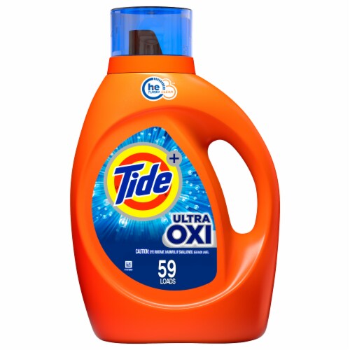 Tide® Ultra OXI Liquid Laundry Detergent Perspective: front
